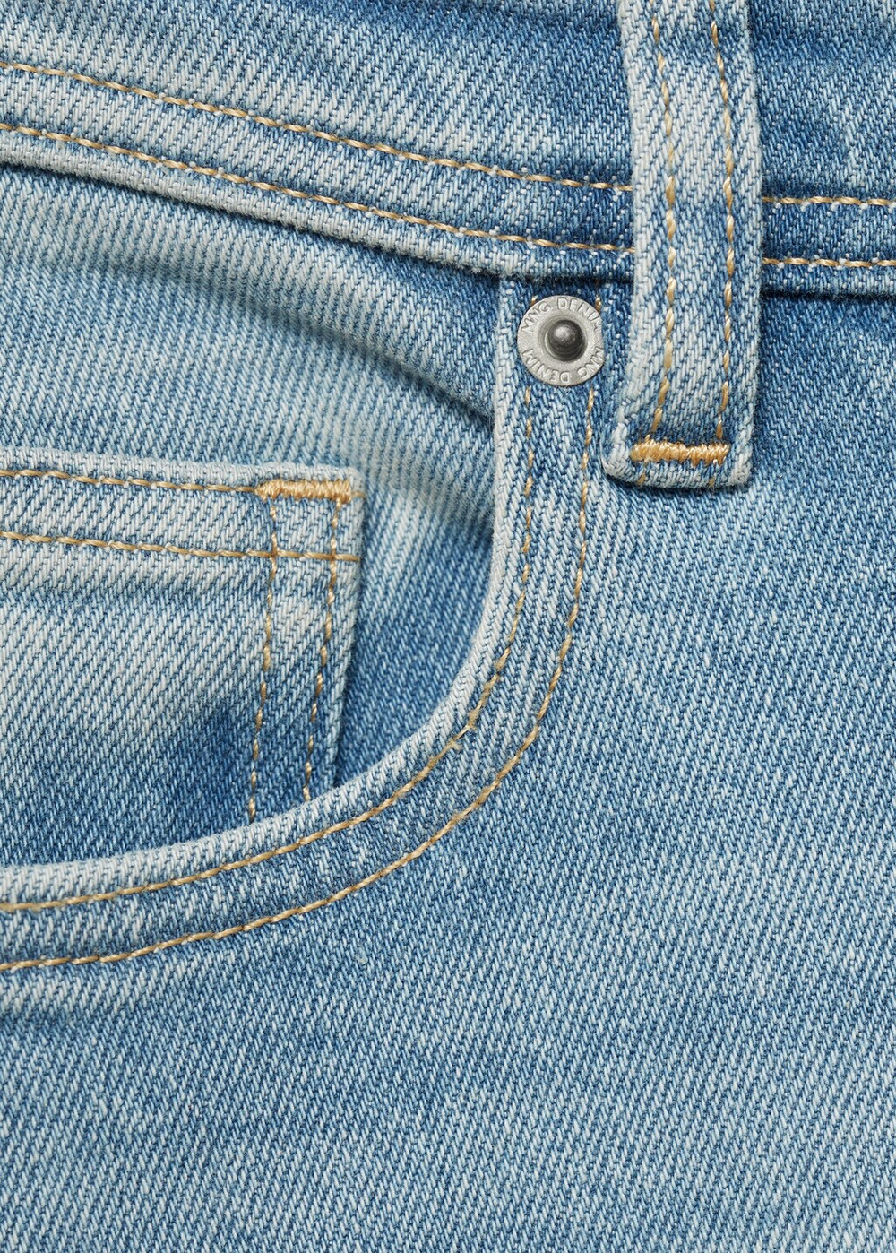 Джинсы Jan slim fit с эффектом потертости