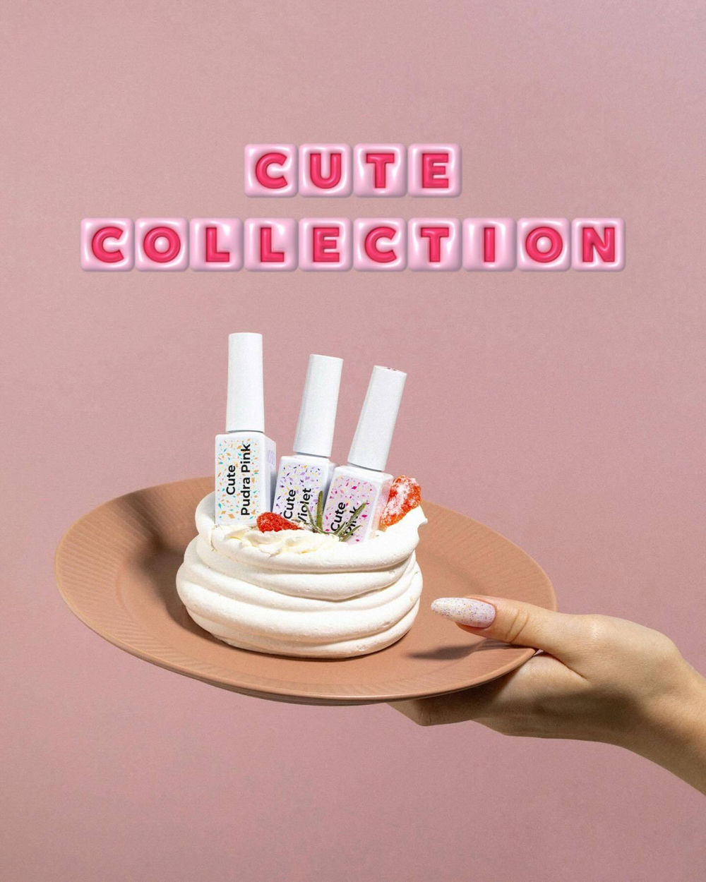 Гель-лак MOODNAIL Сute Pudra Pink, 10г
