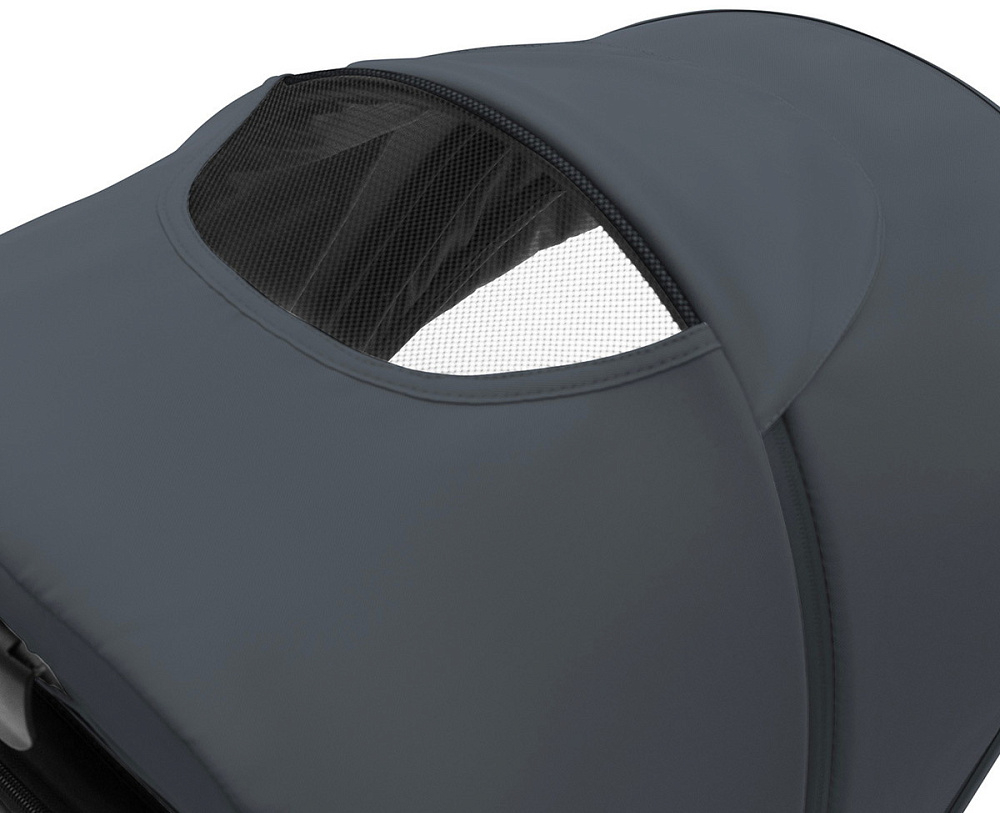 Коляска Agex Life 3 в 1 хромированная рама с автокреслом i-Team ATG080 Grey ALM606 Midnight Grey (Темно-серый)