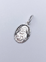 Образок из серебра/С подвижным ухом/Владимирская БМ