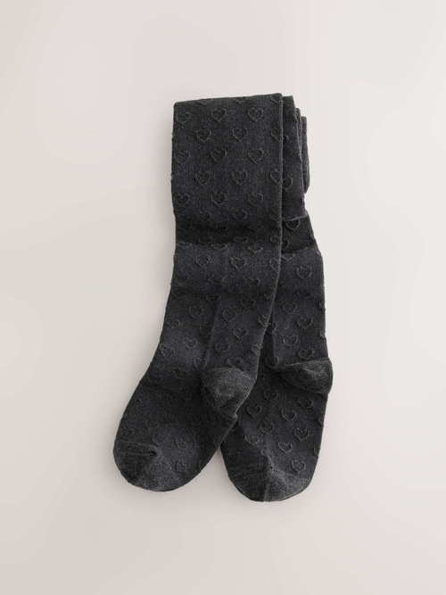 Колготки хлопковые для девочки Next AU0-679, 3 шт., Серый