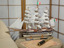 Meteor Lights Модель парусника ''Amerigo Vespuccl''