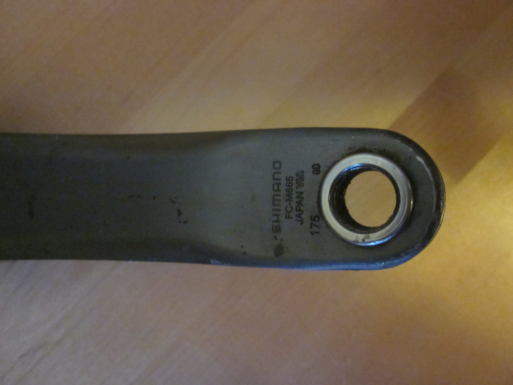 Шатуны Shimano  SLX  FC-M665 175 мм