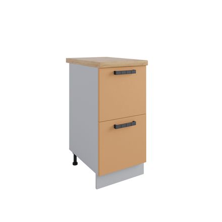 Кухня Модуль СК2 400 Ройс Горчица Скин