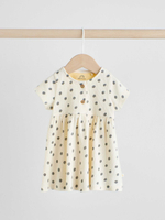 Платье для девочки Next H52-484, 2 шт., Желтый, Молочный