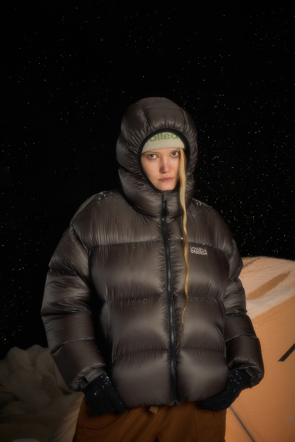 Куртка Called a Garment Puffer Fish Down Jacket "Carbon"