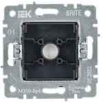 BRITE Заглушка с суппортом МЗ10-БрБ белый IEK