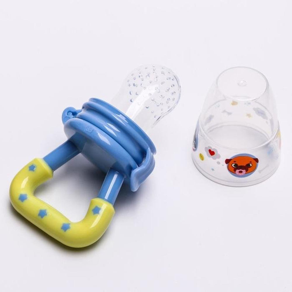 5078212 Набор: Ниблер для прикорма, прорезыватель, силиконовая зубная щётка «Пёсики»