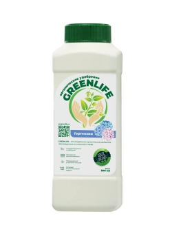 Натуральное органическое удобрение GREEN LIFE для гортензий.