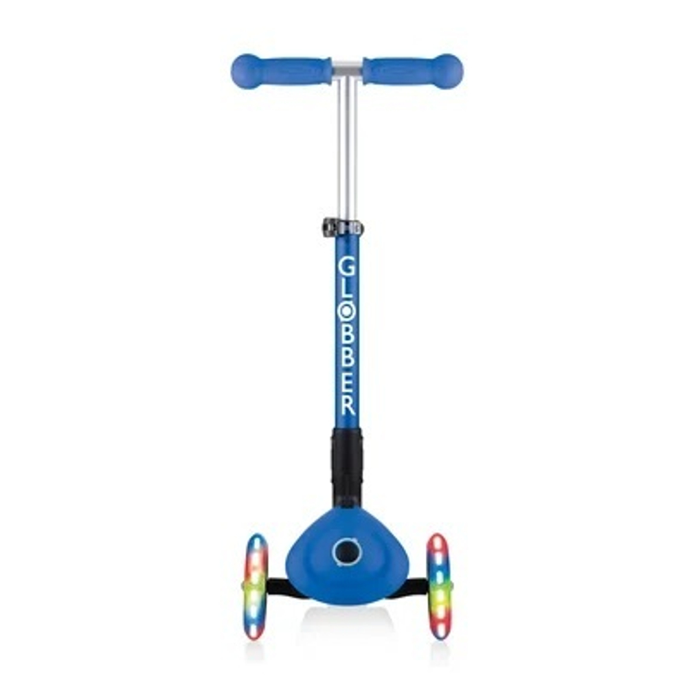 Самокат Globber Junior Foldable Fantasy Lights синий