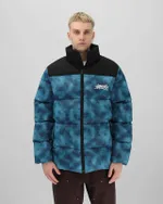 Пуховик Anteater Downjacket Tie Dye Blue