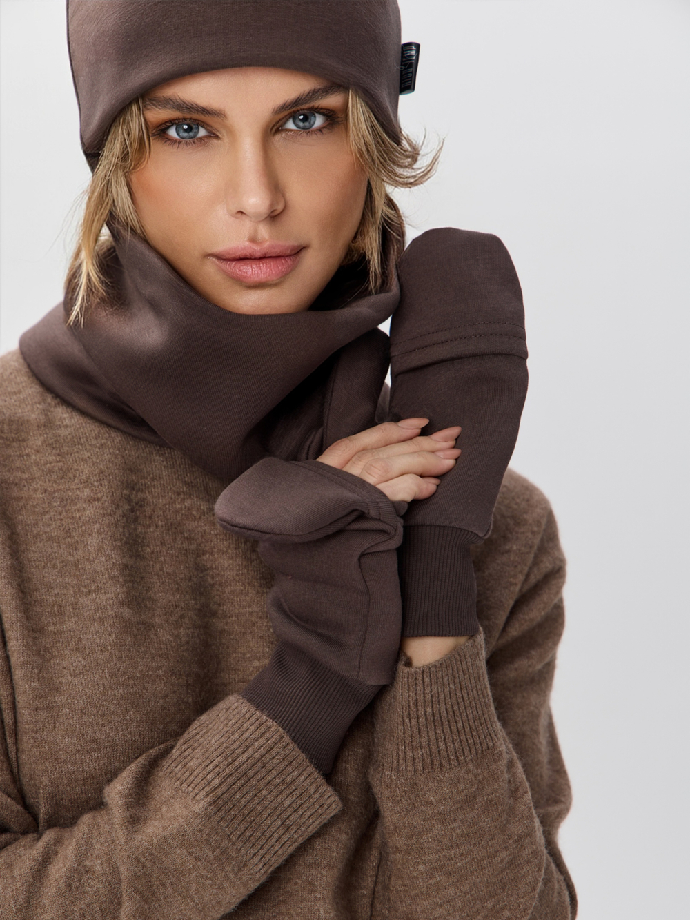 Снуд унисекс из футера с начесом