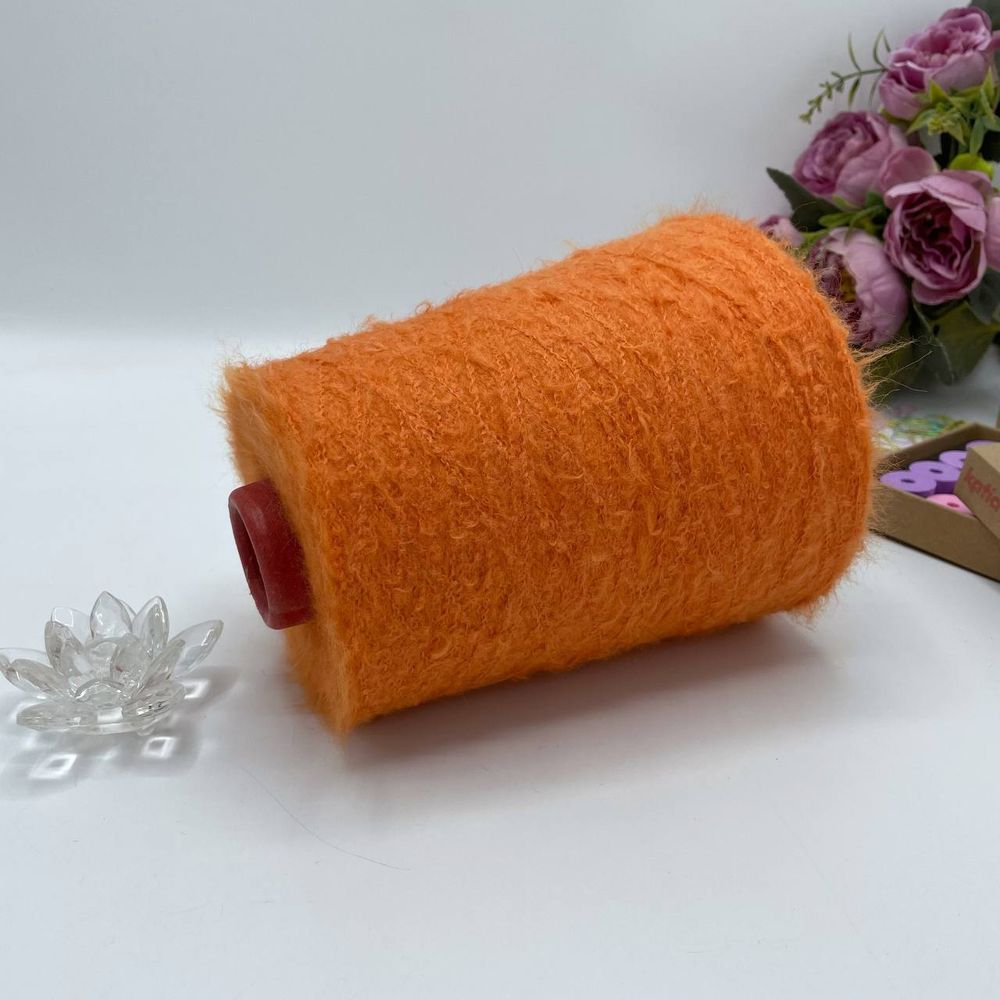 Бобинная пряжа для вязания вспушенный хлопок