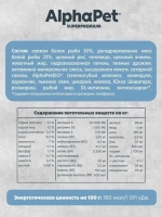 Сухой корм для кошек AlphaPet Superpremium Monoprotein (АльфаПет) 0,4кг из белой рыбы