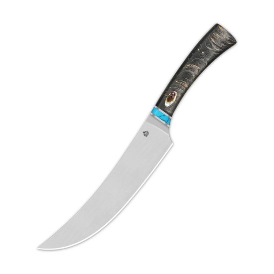 Нож QSP QS-KK-006A Butcher Knife с клинком из стали Damascus, рукоять дерево