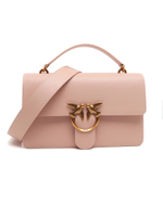 кожаная сумка-мессенджер love one classic Pinko - пудро-розовый(100072 A0F1)