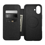 Кожаный чехол-книжка MagSafe Nomad Modern Leather Folio для iPhone 16 Plus Чехол из натуральной цельнозерновой кожи