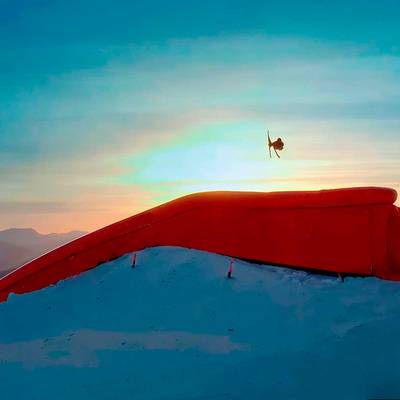 Надувная подушка «SkiAir» для экстрим-прыжков и фристайла, 16×9×2,5 м