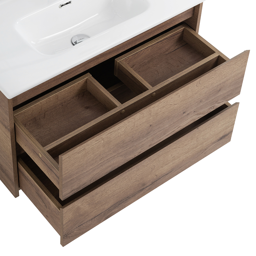 Тумба подвесная с раковиной BelBagno KRAFT 39-800/390-2C-SO-RT