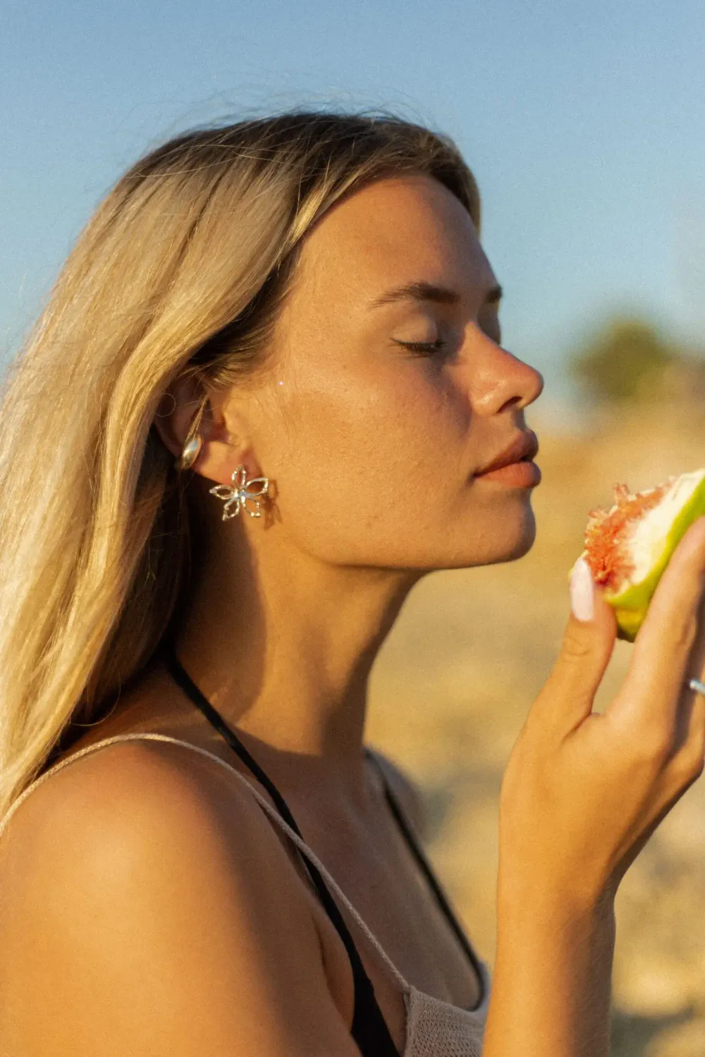 Пусеты Цветы