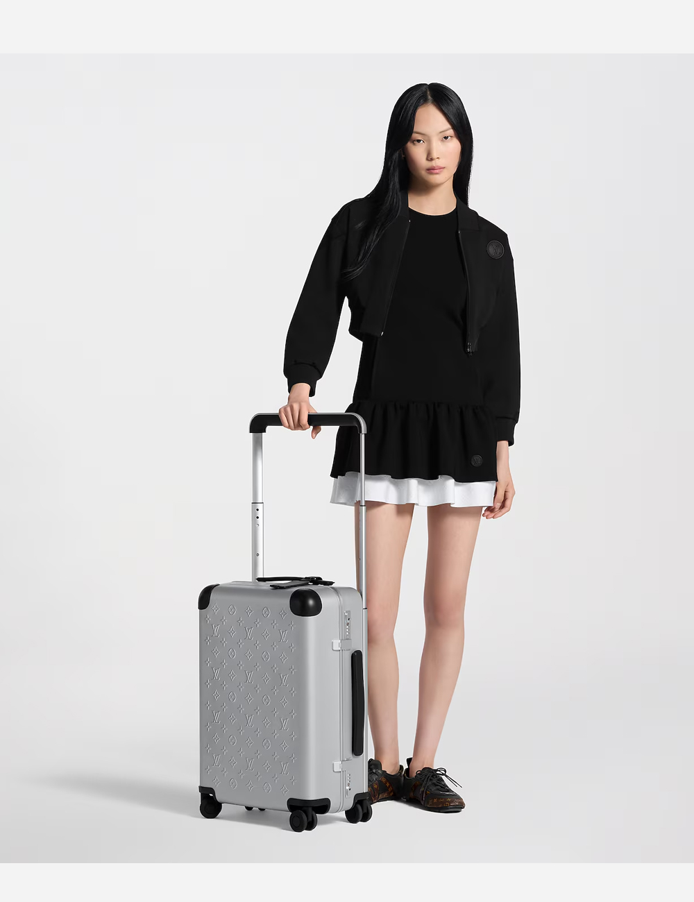 Чемодан Louis Vuitton Horizon 55 Customizable Aluminum "Black"