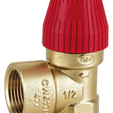 Предохранительный клапан Stout 25, 1/2"x3/4", 2.5 бара для систем отопления (SVS-0010-002515)