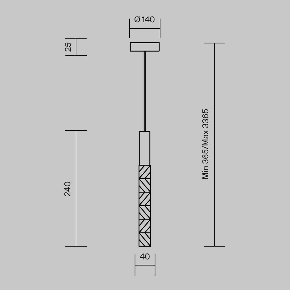Светильник подвесной светодиодный Maytoni   MOD328PL-L3BS3K