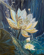 Интерьерная картина " Лотос"