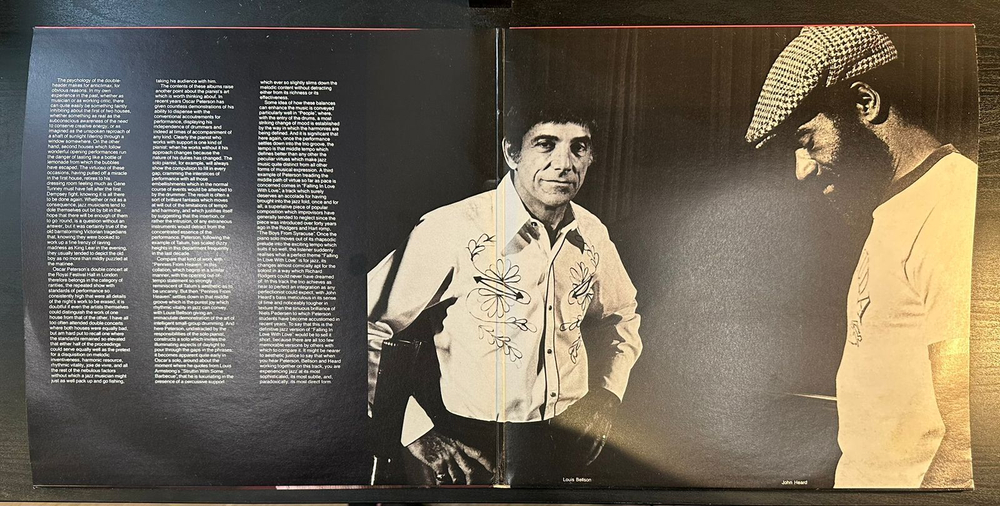 Oscar Peterson, Louis Bellson, John Heard - The London Concert 2LP (Скандинавия 1979г.)