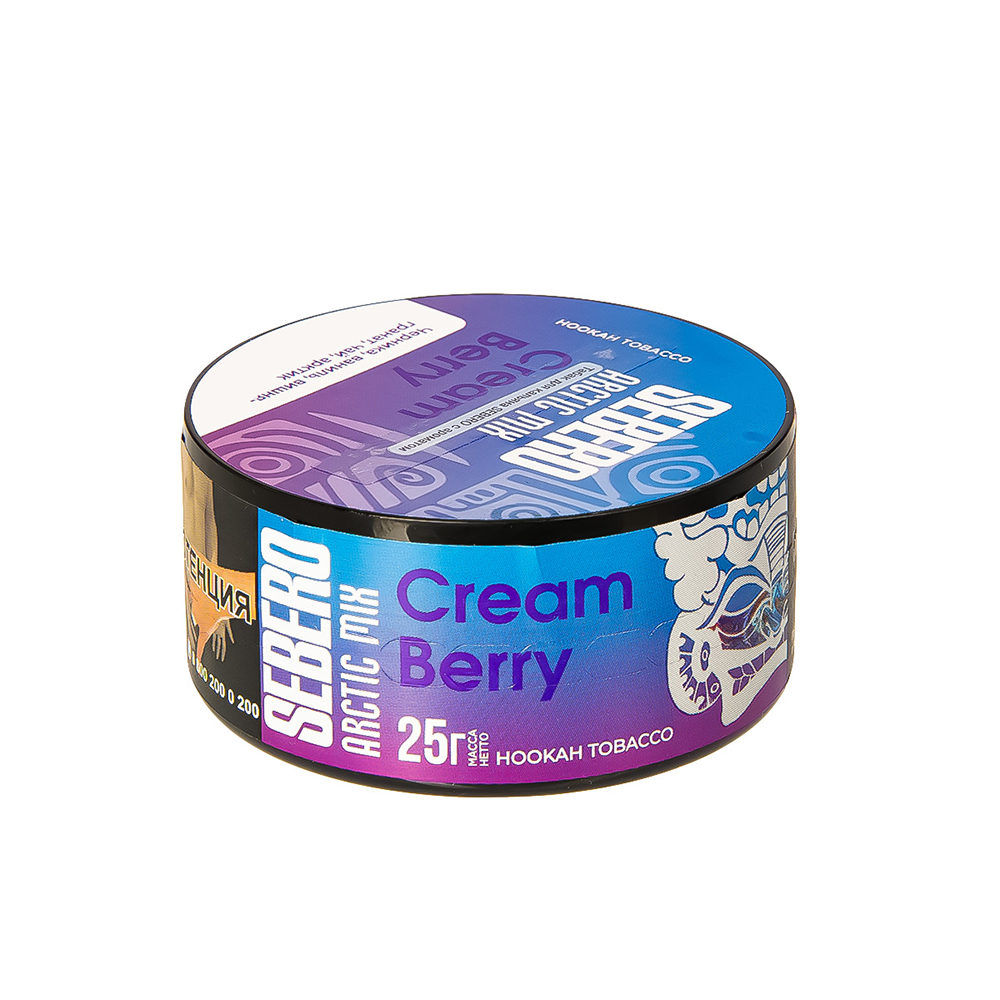 Sebero Arctic Mix - Cream Berry (Черника, Ваниль, Вишня-Гранат, Чай,  Арктик) 25 гр. - купить в интернет-магазине HookahDealers.ru