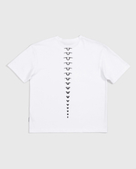 Футболка свободного кроя, белый, размер S