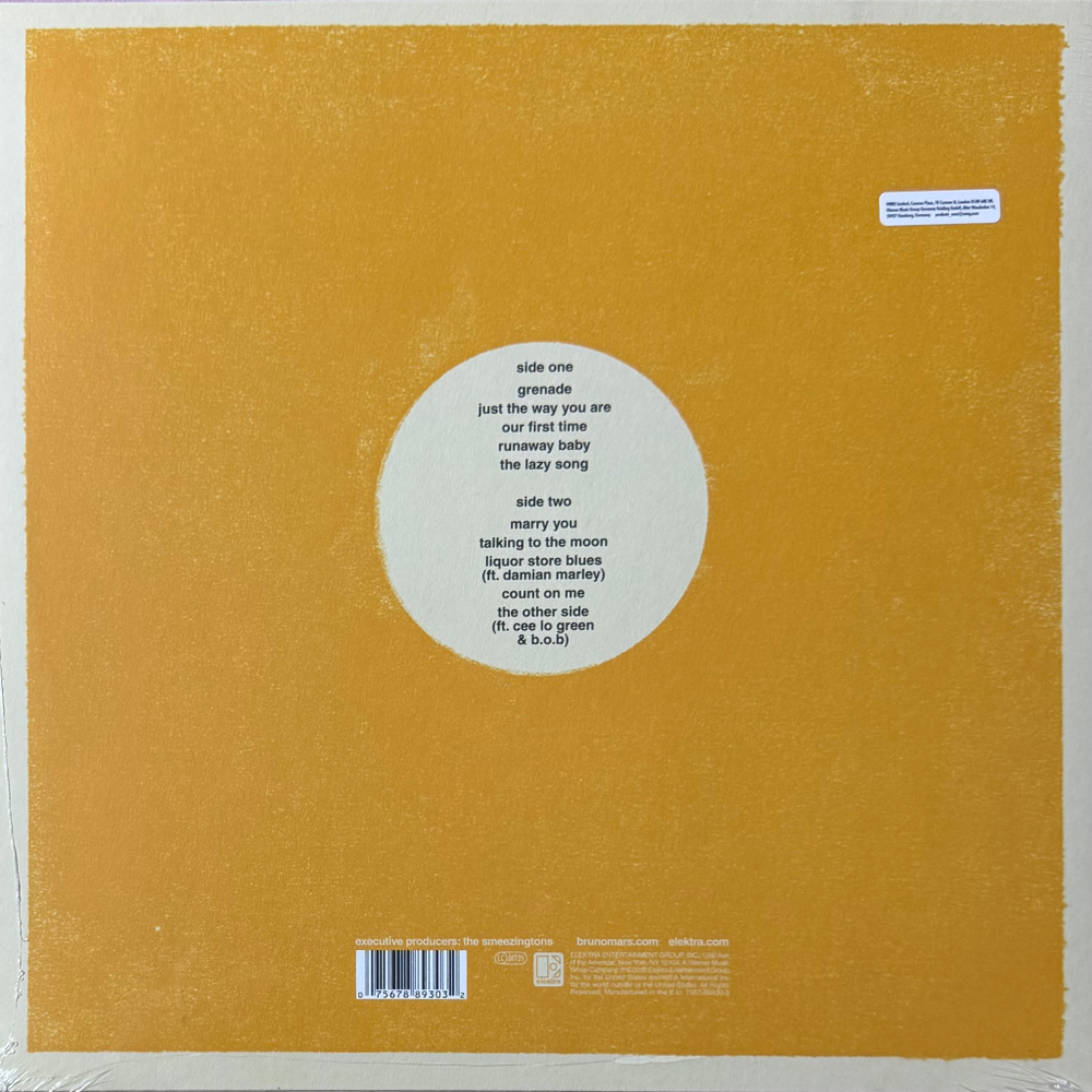 Виниловая пластинка Bruno Mars - Doo-Wops & Hooligans LP