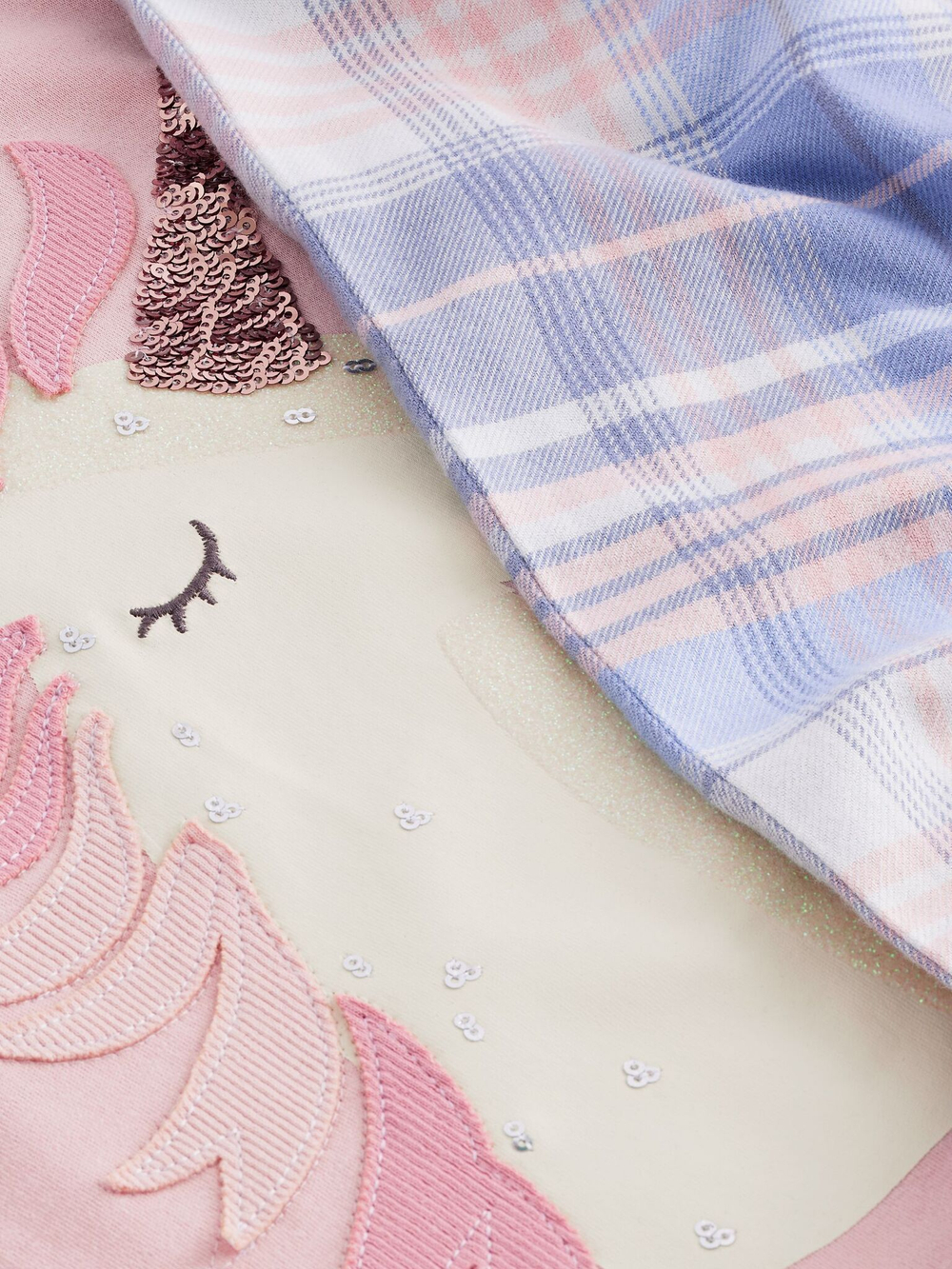 Пижама для девочки Next B26-747, Розовый, Голубой