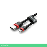 Кабель Baseus Cafule 2m Red/Black (CALKLF-C19)
