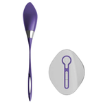 Виброяйцо на дистанционном управлении фиолетовое 22 см