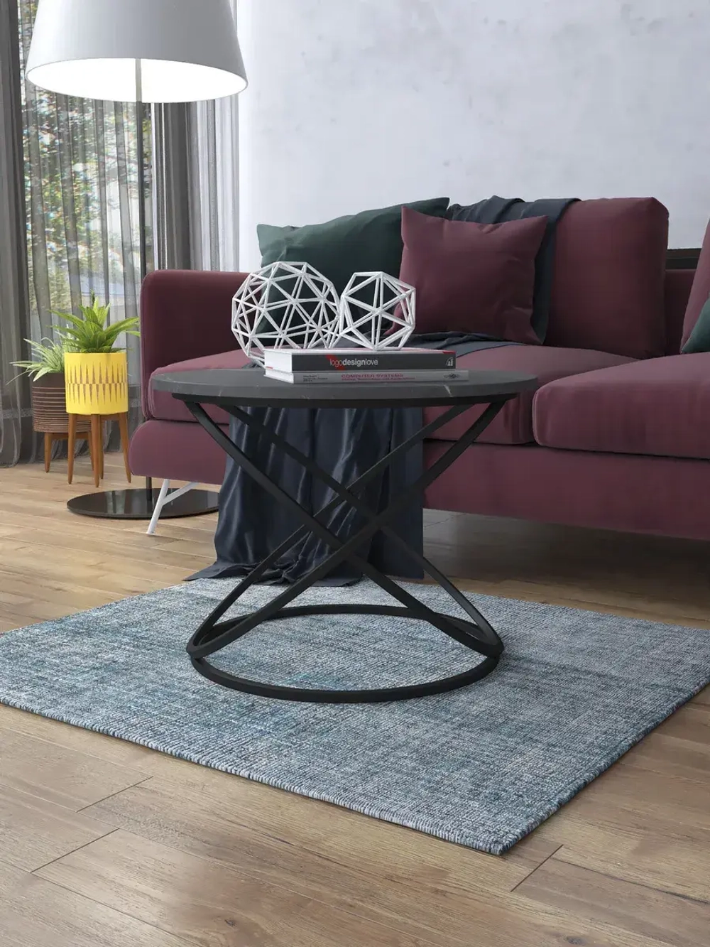 Журнальный стол Инфинити - ЧЧ - МДФ в ПВХ