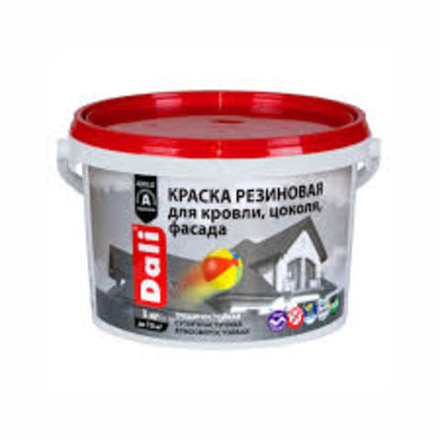 Краска резиновая DALI фасадная БАЗА А 3кг