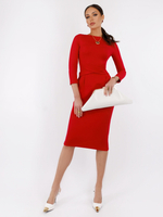 Платье облегающее миди