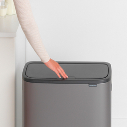 Мусорный бак Bo Touch Bin 60л Brabantia Платиновый