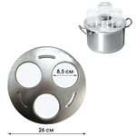 Стерилизатор для банок 3-х местный Диаметр 26 см (отверстие 8,5)
