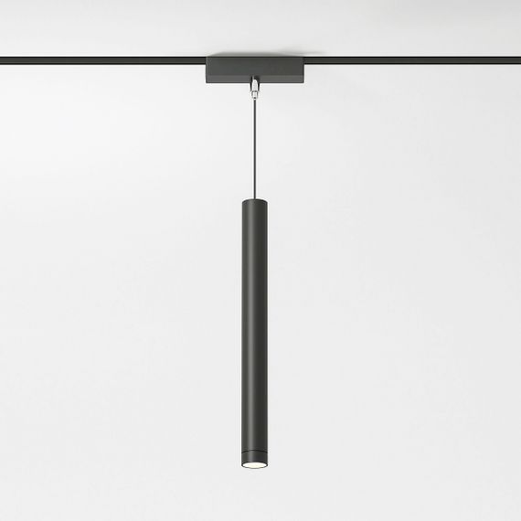 Подвесной трековый светодиодный светильник Elektrostandard Flat Magnetic Alliet 85097/01 черный a063714