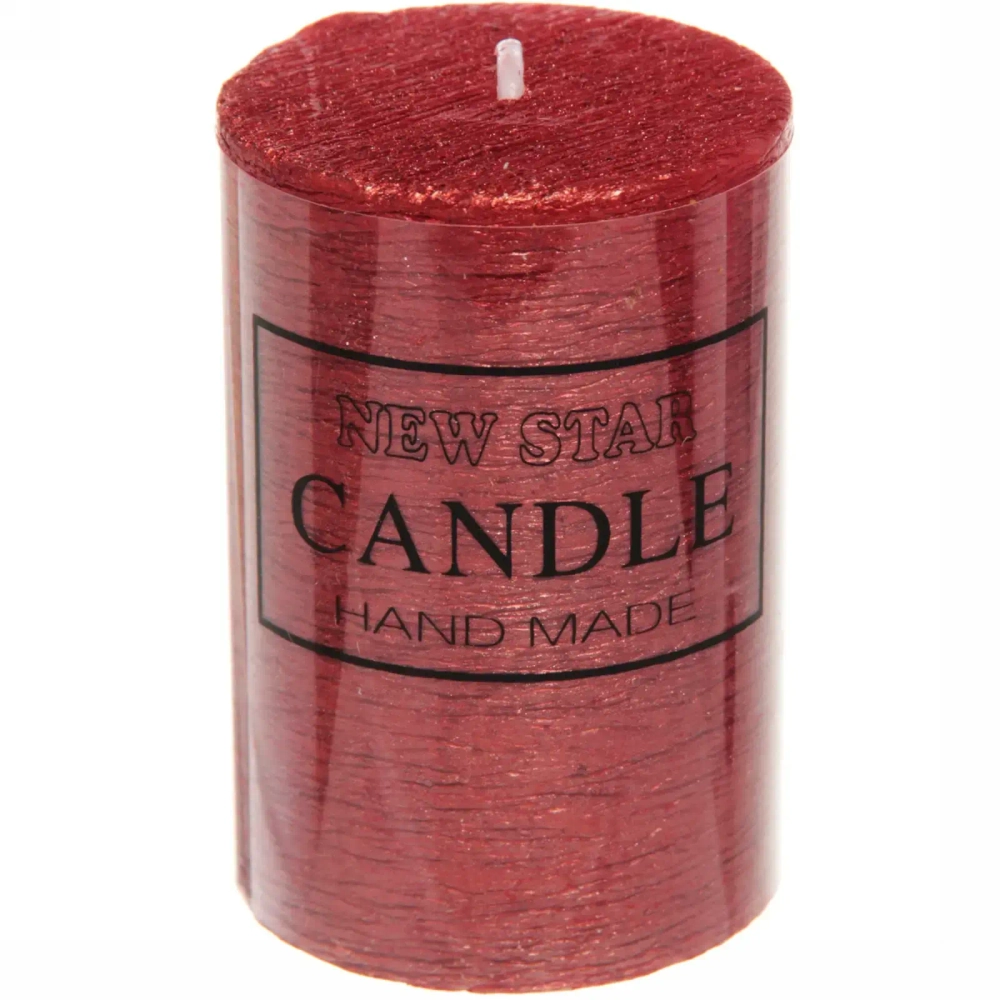 Свеча «New Star» 5*7,5см цвет красный ZD-072