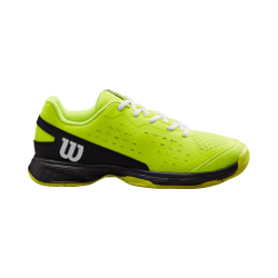 Детские теннисные кроссовки Wilson Rush Pro 4.0 All Court Shoe Kids - Neon Yellow, Black
