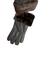 Перчатки. Женские. Материал верха: Дубленка. Подклад: Дубленка.В упаковке 10 шт, разные цвета.