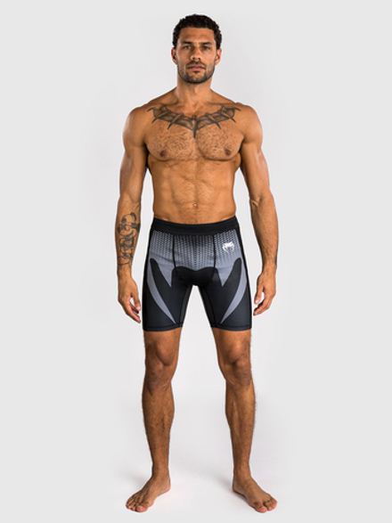 Шорты компрессионные Venum No Gi Black/Silver Grey