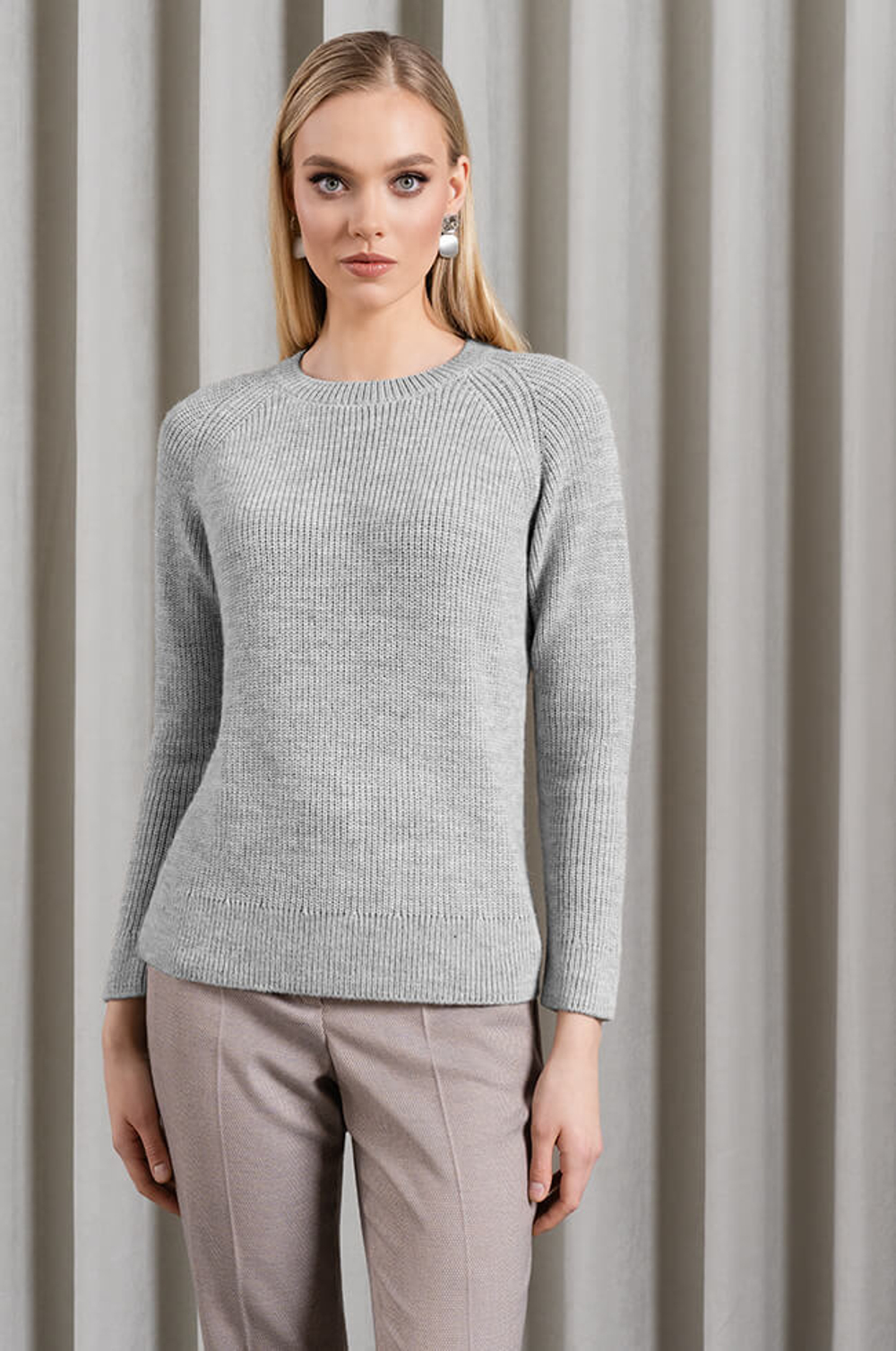 22897 Джемпер женский (серый)