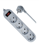 Фильтр сетевой на 4розетки, 1,8м. Defender ES Lite