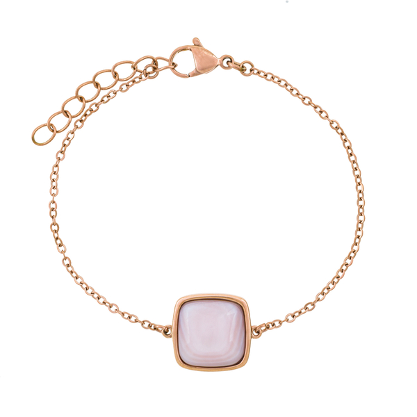 Браслет Fiore Luna Куб SHELL ROSE CB02914-3 R/RG