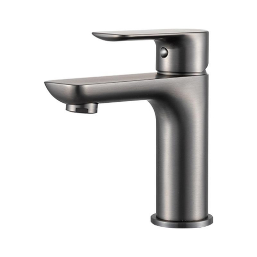 Смеситель для раковины 35к G1048-9 GAPPO литой, п/гайку, ОРУЖЕЙНАЯ СТАЛЬ