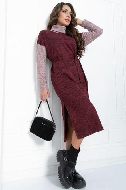 Платье Мишель (бордово-розовое) П11810 LT Collection